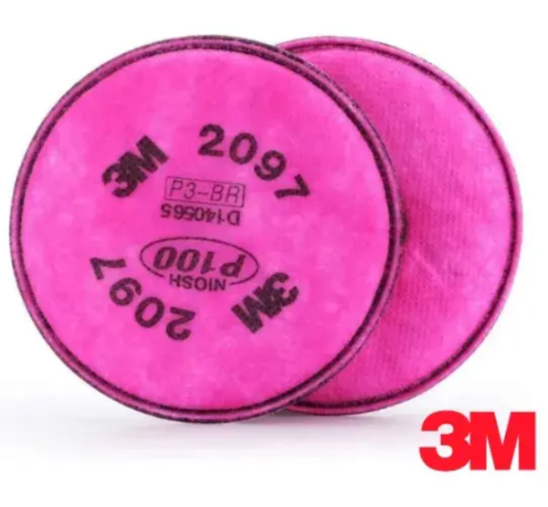 CARTUCHO PARA PARTICULAS/GASES ROSADO 2097 3M