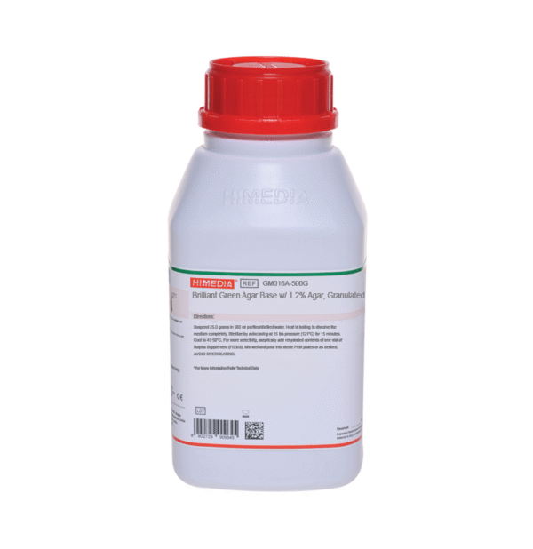 BPLS BRILLIANT GREEN AGAR W/ 1.2% AGAR COD M016A HIMEDIA