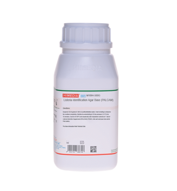 LISTERIA IDENTIFICATION AGAR BASE (PALCAM) X 500 GR COD M1064 HIMEDIA