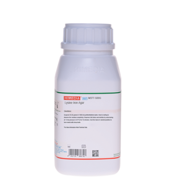 LYSINE IRON AGAR (LIA AGAR) x 500 GR COD M377 HIMEDIA
