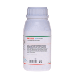 MANNITOL SALT AGAR BASE (CHAPMAN AGAR) X 500 GR COD M118 HIMEDIA