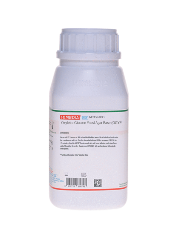 OXYTETRA GLUCOSE YEAST AGAR (OGYE) X 500 GR COD M639 HIMEDIA