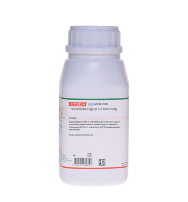 PSEUDOMONAS AGAR (PARA FLUORESCEINA) X 500 GR COD M120 HIMEDIA