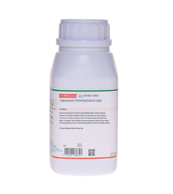 SABOURAUD CHLORAMPHENICOL AGAR X 500 GR COD M1067 HIMEDIA