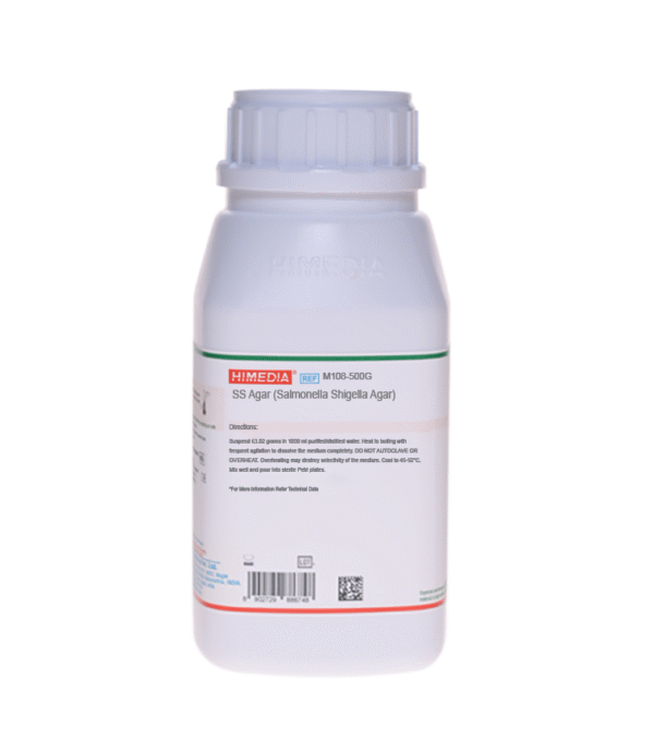 SALMONELLA SHIGELLA AGAR (SS AGAR) X 500 GR COD M108 HIMEDIA
