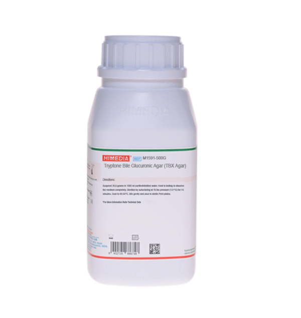 TRYPTONE BILE GLUCURONIC AGAR (TBX AGAR) X 500 GR COD M1591 HIMEDIA