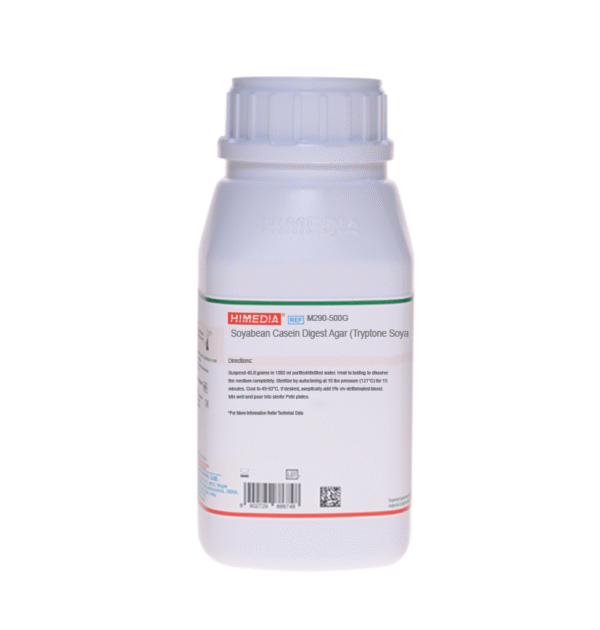 TRYPTONE SOYA AGAR (SOYABEAN CASEIN DIGEST AGAR, TSA AGAR) x 500 GR COD M290 HIMEDIA