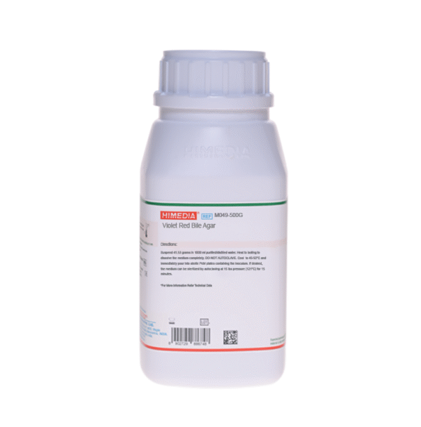 VIOLET RED BILE AGAR (VRBA) x 500 GR COD M049 HIMEDIA