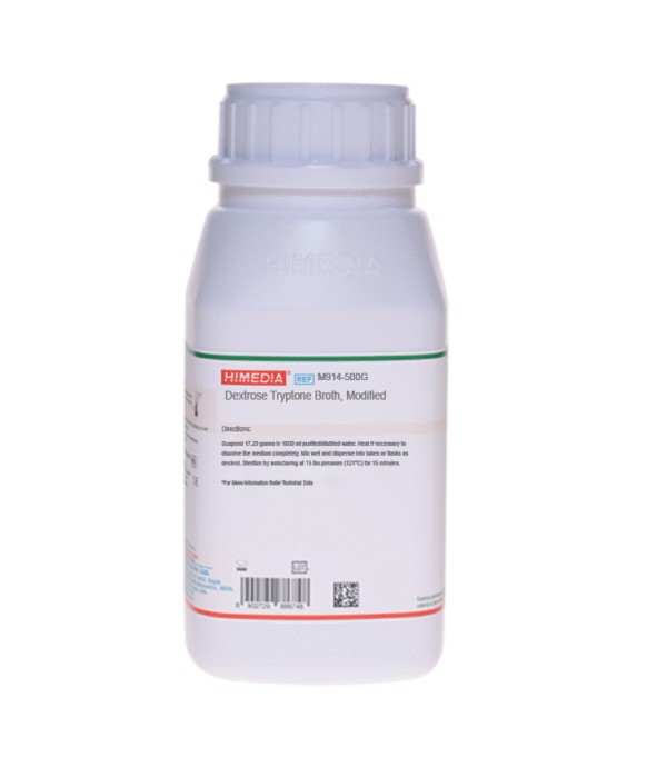 DEXTROSE TRYPTONE BROTH, MODIFICADO X 500 GR COD M914 HIMEDIA