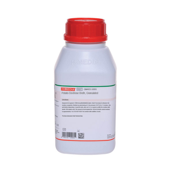 POTATO DEXTROSE BROTH (CALDO PAPA DEXTROSA) X 500 GR COD GM403 HIMEDIA
