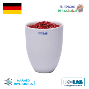 CRISOL DE PORCELANA DE 30 X 38 MM (15 ML) COD 038.14.H30 ISOLAB