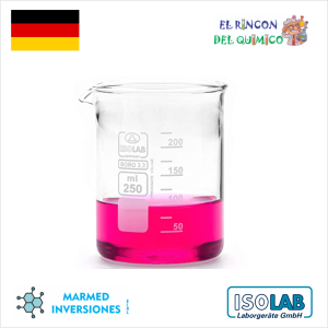 VASO DE VIDRIO GRADUADO BORO 3,3 DE 10 ML 025.01.010 ISOLAB