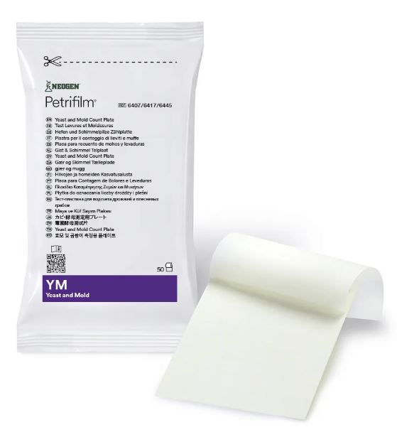 PETRIFILM PARA HONGOS Y LEVADURAS PAQ X 50 UND COD 6407