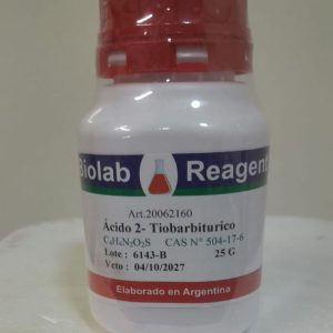 ACIDO 2-TIOBARBITURICO X 25 GR COD 20062160