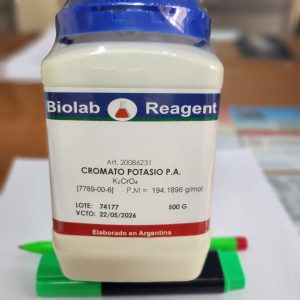 CROMATO DE POTASIO PA X 500 GR COD 20086231