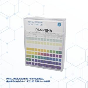 TIRA PARA MEDIR PH RANGO DE 0-14 PANPEHA CAJA X 200 TIRAS
