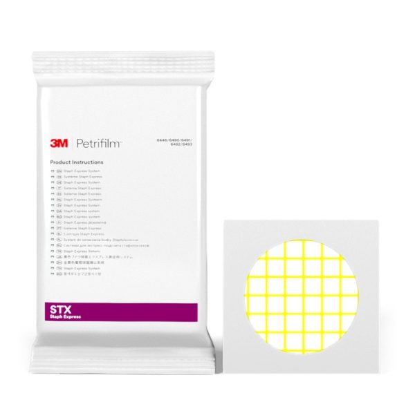 PETRIFILM PARA STAPHILOCOCCUS EXPRESS PAQ X 50 UND COD 6490