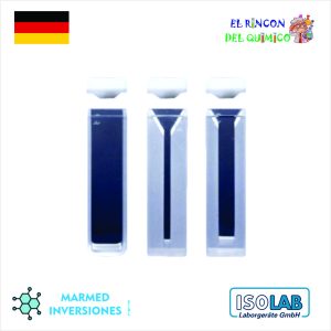 CUBETA PARA ESPECTOFOTOMETRO DE CUARZO DE 0,70 ML COD 098.01.003 ISOLAB