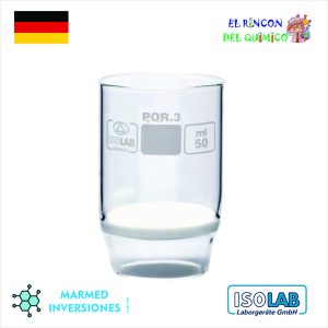 CRISOL GOOCH DE VIDRIO PORO 2 TIPO-2D DE 50 ML COD 043.02.052 ISOLAB