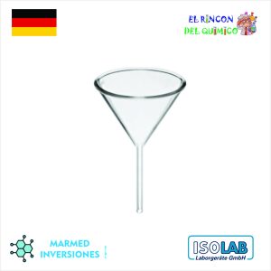 EMBUDO DE VIDRIO BORO 3.3 DE 100MM COD 041.01.100 ISOLAB