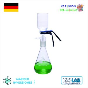 SISTEMA DE FILTRACION DE VIDRIO PARA MEMBRANA DE 1000 ML COD 043.03.001 ISOLAB