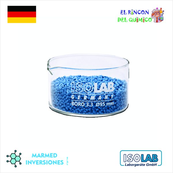 CRISTALIZADOR DE VIDRIO BORO 3.3 80x45 MM  DE 110 ML COD 049.05.150 ISOLAB