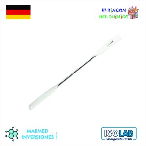 ESPATULA DOBLE DE ACERO INOXIDABLE DE 130 MM COD 047.07.130 ISOLAB