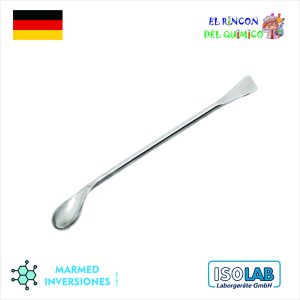 ESPATULA CUCHARA POLY DE ACERO INOXIDABLE DE 150 MM COD 047.08.150 ISOLAB