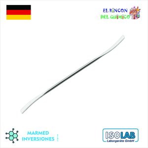 ESPATULA CURVA DE ACERO INOXIDABLE DE 150 MM COD 047.03.150 ISOLAB