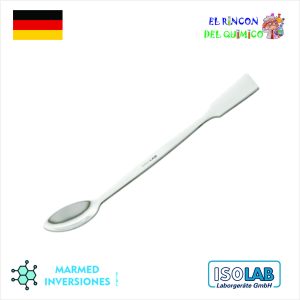 ESPATULA CUCHARA DE ACERO INOXIDABLE DE 150 MM COD 047.01.150 ISOLAB