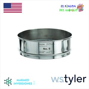 TAMIZ DE ACERO DE 8” MALLA NRO 6 COD WST.6 TYLER
