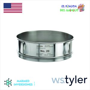 TAMIZ DE ACERO DE 8” MALLA NRO 20 COD WST.20 TYLER