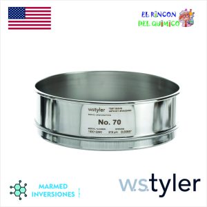 TAMIZ DE ACERO DE 8” MALLA NRO 70 COD WST.70 TYLER