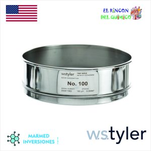 TAMIZ DE ACERO DE 8” MALLA NRO 100 COD WST.100 TYLER