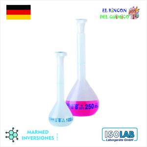 FIOLA DE PLASTICO AFORADA DE 100 ML COD 014.03.100 ISOLAB