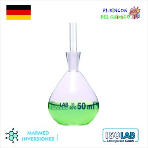 PICNOMETRO DE VIDRIO DE 10 ML 023.02.010 ISOLAB