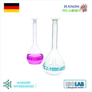 FIOLA DE VIDRIO AFORADA CLASE "A" NS 07/16 DE 1 ML COD 013.13.001 ISOLAB