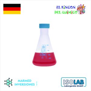 MATRAZ DE PLASTICO CON TAPA ROSCA DE 100 ML COD 028.03.100 ISOLAB
