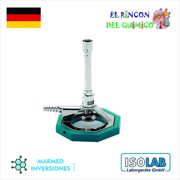 MECHERO BUNSEN TIPO AVANZADO 1500°C COD 050.01.002 ISOLAB