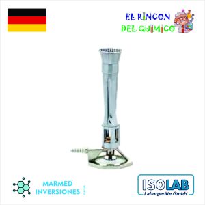 MECHERO BUNSEN TIPO FISHER (MEKER) 1700°C COD 050.01.003 ISOLAB