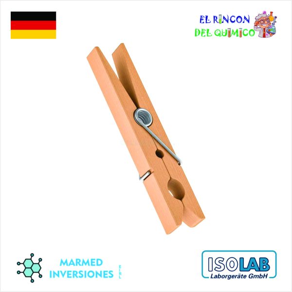 PINZA DE MADERA PARA TUBO DE ENSAYO DE 20MM COD TH810-10 IMPORTADO