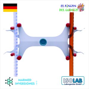 PINZA DOBLE PARA BURETA TIPO MARIPOSA DE 10-12MM COD 018.05.002 ISOLAB