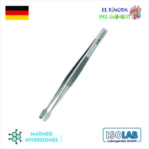 PINZA PARA LAMINILLA CUBRE OBJETO RECTA DE 105MM COD 048.03.002 ISOLAB