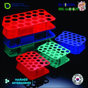 RACK DE TUBOS CONICOS DE 15 ML PARA 25 POSICIONES COD 52015 SPL