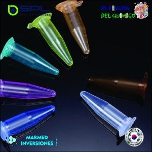 TUBO DE MICROCENTRIFUGA AMBAR DE 1.5 ML BOLSA X 500 UND COD 62015 SPL