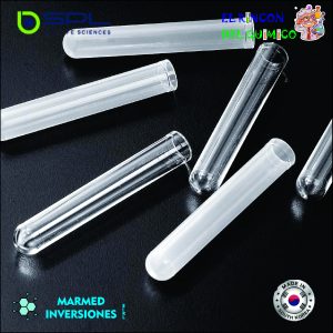TUBOS DE POLIESTIRENO DE 12 X 75 MM FONDO REDONDO BOLSA X 250 UND COD 400510 SPL