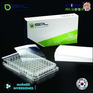 LAMINA TRANSPARENTE DE 141 X 79MM PARA SELLADO DE PLACAS DE CULTIVO CAJA X 100 UND COD 96000 SPL