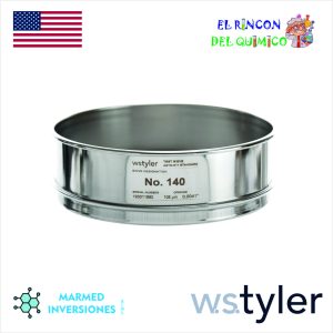 TAMIZ DE ACERO DE 8” MALLA NRO 140 COD WST.140 TYLER