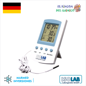 TERMOMETRO DIGITAL CON CABLE DE -20/+50 °C COD 060.02.001 ISOLAB