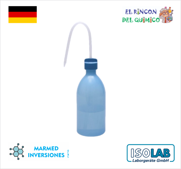 PICETA (PISETA) DE PLASTICO DE COLORES DE 500 ML COD 062.05.05 ISOLAB